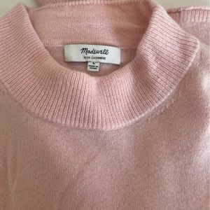 Madewell 100% Cashmere Sweater - Pink - Sz. Large